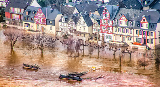 Rein-joki tulvii
